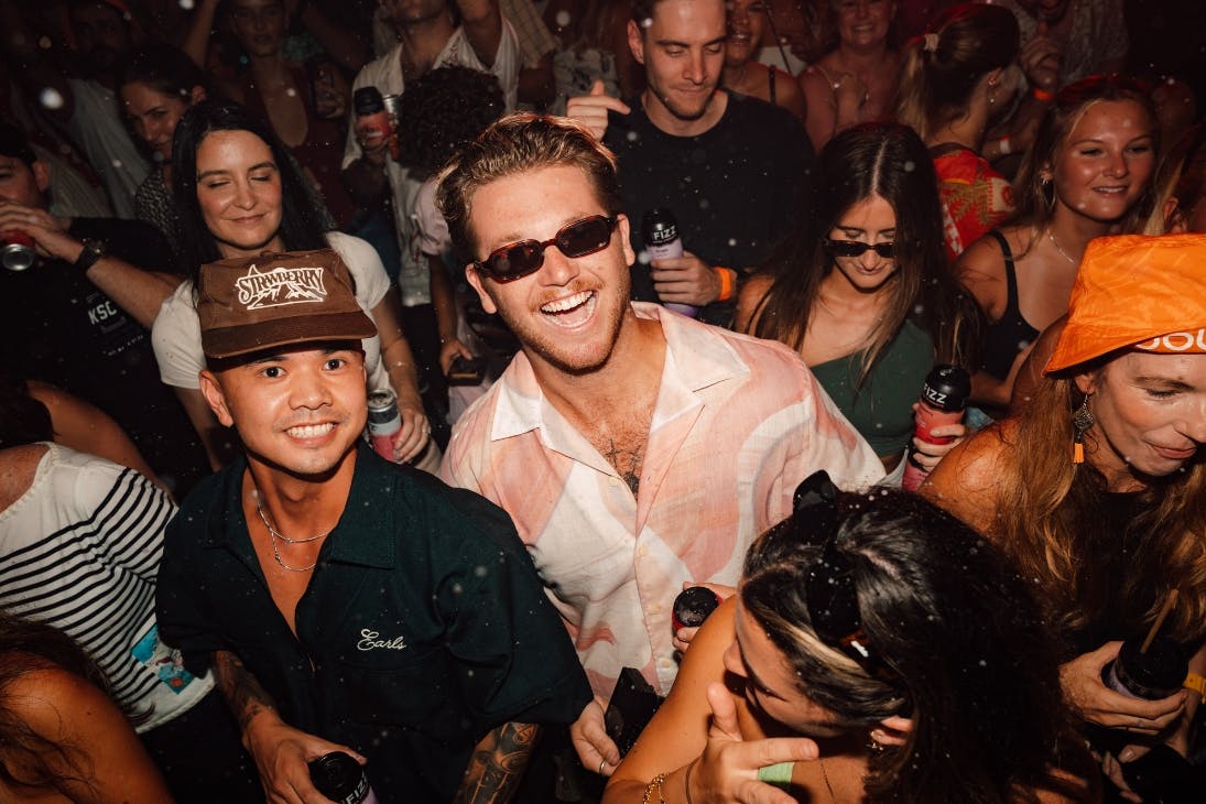 People enjoying Sydney's secret DJ Party